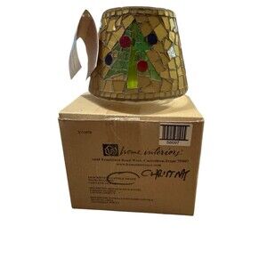 Home Interiors Christmas Tree Candle Shade